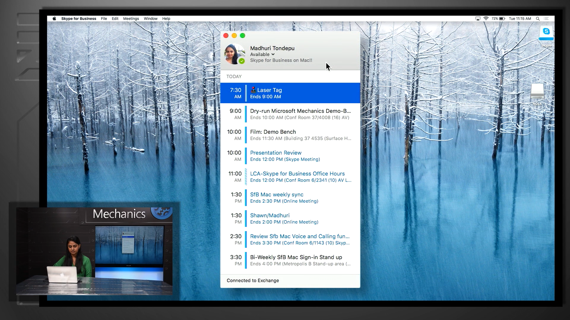 make online skype meeting in outlook 2016 for mac